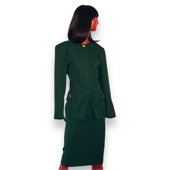 ROYAL GREEN VINTAGE SUIT - Picture 5 of 17